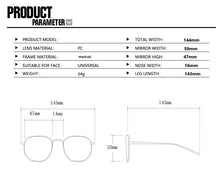 Load image into Gallery viewer, Anti Blue Light Glasses Square Frame  Women&#39;s Eyeglasses Frame Blue Blocking Gaming  Eyeglasses Vintage Men Spectacles