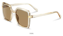 Load image into Gallery viewer, 2022 Sunglasses Women Gradient Fashion Brand Designer  retro square frame Women Sunglasses UV400 Black Shades oversized oculos