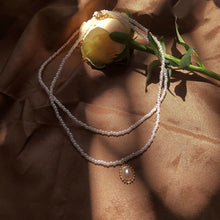 Load image into Gallery viewer, Fashion Beaded Pearl Necklace Women Cute Gold silver color Double Layer Chain Pendant Choker Korean Jewelry 2020 wholesale