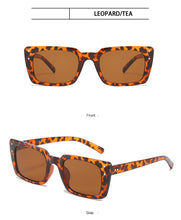Load image into Gallery viewer, NYWOOH Vintage Rectangle Sunglasses Women Leopard Ladies Sun Glasses Retro Brand Designer Travel Eyewear UV400