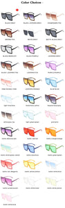 New Square Sunglasses Women Sun Glasses Female Eyewear Eyeglasses Plastic Frame Clear Lens UV400 Shade Fashion Driving