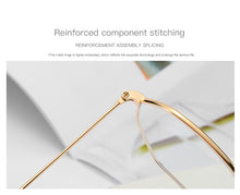 Load image into Gallery viewer, Men Vintage Anti Blue Light Hexagon Glasses Frame Women Lens Myopia Optical Mirror Simple Metal Anti-blue Clear Eyewear Frames