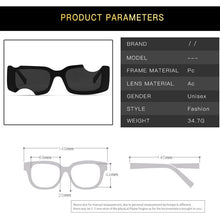 Carica l'immagine nel visualizzatore di Gallery, 2022 new men retro sunglasses men's fashion white sunglasses blue ladies sunglasses shadow retro white glasses
