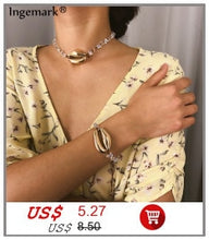 Load image into Gallery viewer, Punk Miami Cuban Choker Necklace Steampunk Men Jewelry Vintage Big Coin Pendant Chunky Chain Necklace for Women Neck Accessories