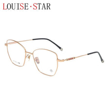 Load image into Gallery viewer, β Titanium Myopia Sunglasses Ladies Rimless Diamond Butterfly Frame Flat Lens Progressive With Prescription Diopter Astigmatism