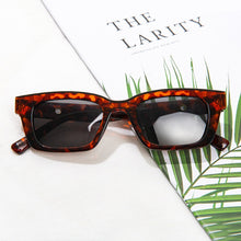 Load image into Gallery viewer, Women Sunglasses Rectangle Vintage glasses Leopard Sunglasses Brand Designer Eyeglass Female Cat Eye Sunglasses