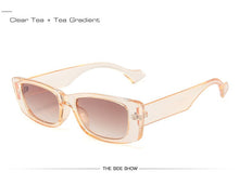 Load image into Gallery viewer, SO&amp;EI Retro Small Rectangle Sunglasses Women Ins Popular Fashion Candy Color Eyewear Men Square Sun Glasses Shades UV400