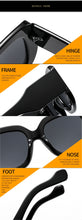 Load image into Gallery viewer, Fashion Oversized Square Sunglasses Women Vintage Gradient Eyewear Men Trending Green Purple Sun Glasses Shades UV400