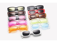 Load image into Gallery viewer, Square Sun Glasses Female Luxury Brand Travel Small Rectangle Sunglasses Women Vintage Retro Oculos Lunette De Soleil