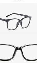 Load image into Gallery viewer, Retro Transparent Clear Lens Eyeglasses Fake Optical Eye Glasses Frames For Women Fashion Myopia Square Spectacles Eyewear