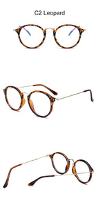 2022 Round Glasses Frame Glasses Women Mirror Eyeglasses Frames Women/Men Anti Blue Light Glasses Okulary