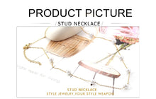 Carica l&#39;immagine nel visualizzatore di Gallery, LUXUKISSKIDS Gold Fake Pearl 6mm Pendant Link Chain 2020 Choker Necklace Women Jewelry Stainless Steel Babygirl Necklaces Set
