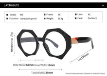 Load image into Gallery viewer, Women Glasses Frames Optical Clear Transparent Lens Myopia Fashion Metal Frame Prescription Eyewear Computer Glasses