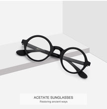 Carica l&#39;immagine nel visualizzatore di Gallery, Acetate Optical Glasses Frame Men Full Retro Vintage Round Circle Prescription Eyeglasses Nerd Women Spectacles Myopia Eyewear