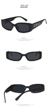 Load image into Gallery viewer, 2022 Luxury Italy  Designer  Lady Square Sunglasses Women Vintage Transparent yellow blue Sun Glasses For Female UV400