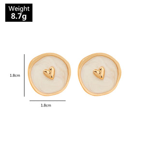 Simple Stars Moon Necklaces Fashion Europen Alloy Oil Drop Women Long Heart Round Golden Pendant Necklace Jewelry For Girls