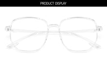 Carica l&#39;immagine nel visualizzatore di Gallery, Gmei Optical Transparent Women Glasses Frame Large Size Ultralight TR90 Plastic Eyewear Men Big Myopia Spectacles Frames M9157