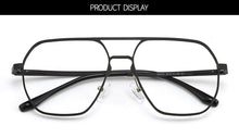Load image into Gallery viewer, Gmei Optical Pilot Retro Aluminum Magnesium Men Glasses Frame With Spring Hinges Brand Designer Square Spectacles Frames GF9003