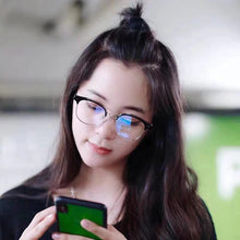 Load image into Gallery viewer, Half Frame Eyeglasses frame Gentle Monster Glasses Acetate Alloy Women Men ALIO Myopia Prescription Eyewear