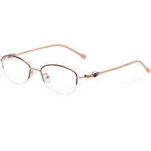 Load image into Gallery viewer, Half Frame Frame women Ultra Light Alloy Glasses Frame Myopia And Hyperopia Optical Prescription Glasses Frame 8020Z