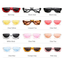 Load image into Gallery viewer, Half Frame Women Sunglasses Cat Eye Trend Designer Brand Retro Black Frame Glasses Semi-rimless Oculos De Sol