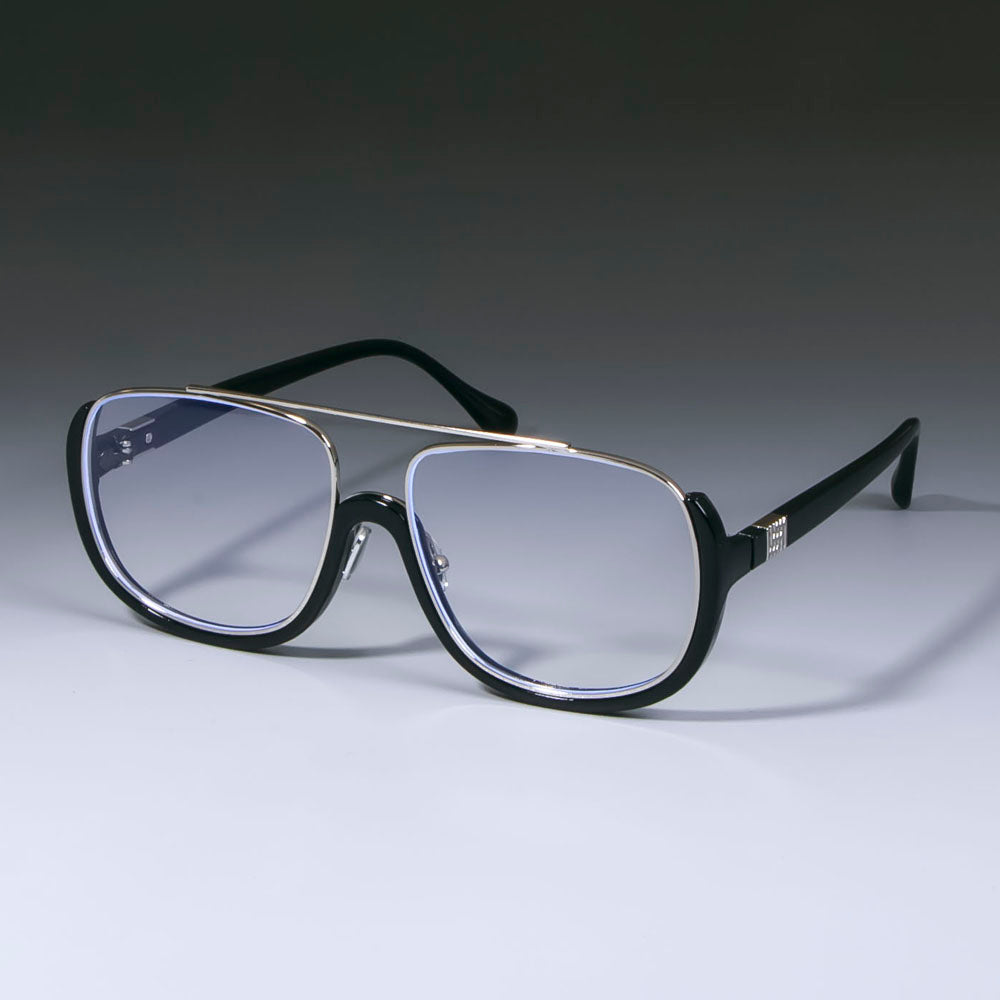 Half Frame Square Glasses Frames Men Women Optical Computer Glasses 49020