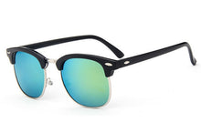 Load image into Gallery viewer, Half Metal  Sunglasses Men/Women Brand Designer Retro Rivet High Quality Lens Classic Sun Glasses Female Oculos UV400
