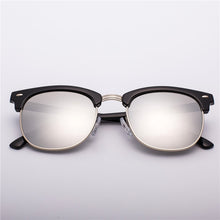 Load image into Gallery viewer, Half Metal  Sunglasses Men/Women Brand Designer Retro Rivet High Quality Lens Classic Sun Glasses Female Oculos UV400