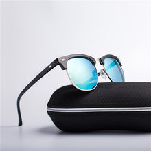 Load image into Gallery viewer, Half Metal  Sunglasses Men/Women Brand Designer Retro Rivet High Quality Lens Classic Sun Glasses Female Oculos UV400