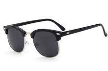 Load image into Gallery viewer, Half Metal  Sunglasses Men/Women Brand Designer Retro Rivet High Quality Lens Classic Sun Glasses Female Oculos UV400