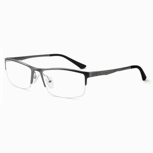 Half Rim Aluminum-Magnesium Alloy Frame Glassses For Man and Woman UpBusiness Style Optical Spectacles