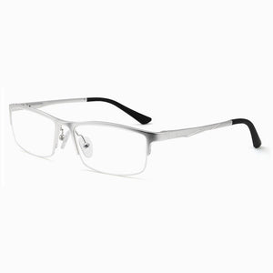 Half Rim Aluminum-Magnesium Alloy Frame Glassses For Man and Woman UpBusiness Style Optical Spectacles