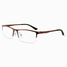 Load image into Gallery viewer, Half Rim Aluminum-Magnesium Alloy Frame Glassses For Man and Woman UpBusiness Style Optical Spectacles