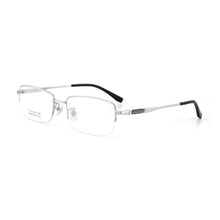 Load image into Gallery viewer, Half Rim Pure Titanium Frame Glasses For Man and Woman Ultra Light  Business Style Optical Eyewears