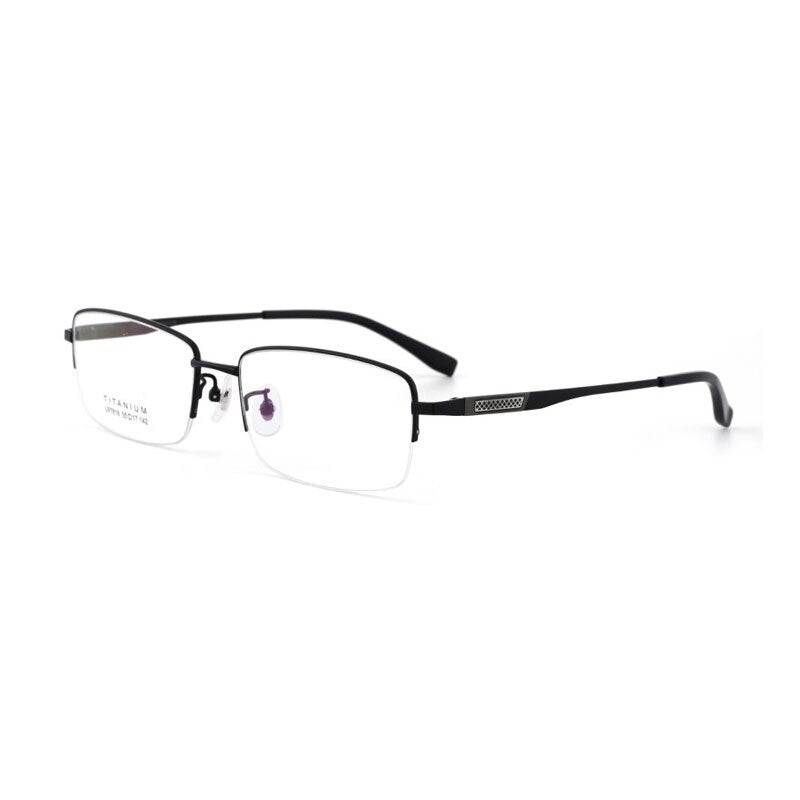 Half Rim Pure Titanium Frame Glasses For Man and Woman Ultra Light  Business Style Optical Eyewears
