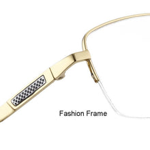 Load image into Gallery viewer, Half Rim Pure Titanium Frame Glasses For Man and Woman Ultra Light  Business Style Optical Eyewears