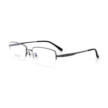 Load image into Gallery viewer, Half Rim Pure Titanium Frame Glasses For Man and Woman Ultra Light  Business Style Optical Eyewears