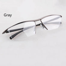 Load image into Gallery viewer, Half rim Glasses Titanium Eyeglasses Frame Men Optical Frame Reading Clear lens Computer Myopia Frame suit Prescription Eyewear