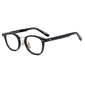 Hand Made  Acetate Eyewear Men Vintage Square Optical Glasses Frame Women Myopia Prescription Eyeglasses JUDY