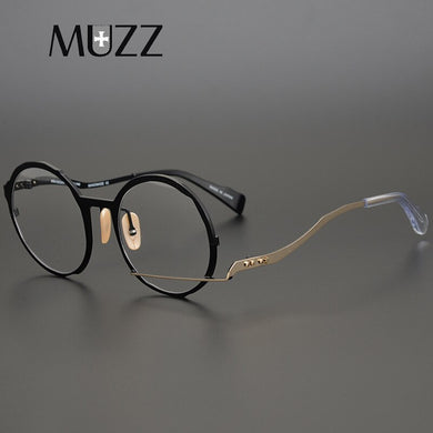 Hand Made Metals Optical Eyeglasses Retro Japan Men Myopia Prescription Glasses Frame Personality Women  Eyewear