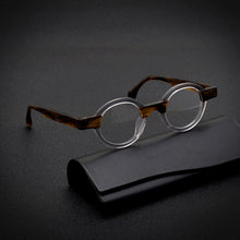 Load image into Gallery viewer, Hand-Made Vintage Round Acetate Glasses Frame for Men Women Prescription Myopia Optical Eyeglasses 2023 Retro Circle Eyewear