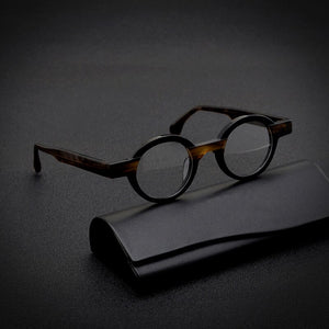 Hand-Made Vintage Round Acetate Glasses Frame for Men Women Prescription Myopia Optical Eyeglasses 2023 Retro Circle Eyewear