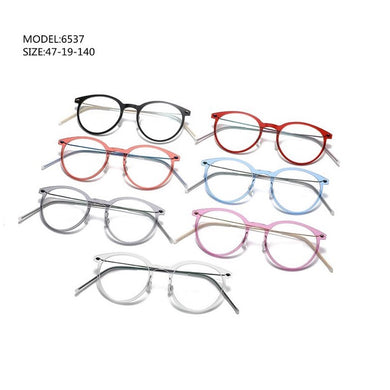 Hand-made Glasses Frame Denmark Brand Ultralight Men Women Myopia Prescription Round Eyeglasses Screwless Blue light Gafas