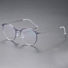 Load image into Gallery viewer, Hand-made Glasses Frame Denmark Brand Ultralight Men Women Myopia Prescription Round Eyeglasses Screwless Blue light Gafas