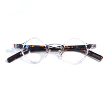 Load image into Gallery viewer, Handmade Acetate Small Polygonal Glasses Frame For Men  Eyewearing For Woman Full Black Decoration Spectacles Transparent