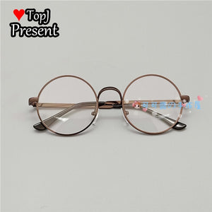 Handmade Lolita Sister Sweet Japanese Harajuku Girl's round Frame Cherry Blossom Star Moon Fairy Rabbit  Round  glasses