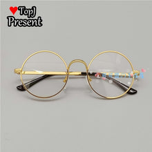Load image into Gallery viewer, Handmade Lolita Sister Sweet Japanese Harajuku Girl&#39;s round Frame Cherry Blossom Star Moon Fairy Rabbit  Round  glasses