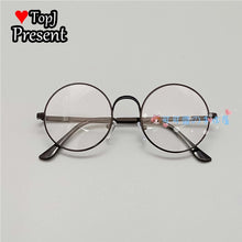 Load image into Gallery viewer, Handmade Lolita Sister Sweet Japanese Harajuku Girl&#39;s round Frame Cherry Blossom Star Moon Fairy Rabbit  Round  glasses