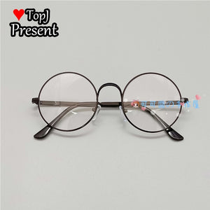 Handmade Lolita Sister Sweet Japanese Harajuku Girl's round Frame Cherry Blossom Star Moon Fairy Rabbit  Round  glasses