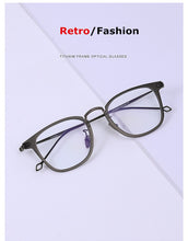 Load image into Gallery viewer, Handmade Rectangle Eyeglasses Titanium Glasses Frame Men Women Spectacles Optical Prescription Eyewear Oculos De Grau